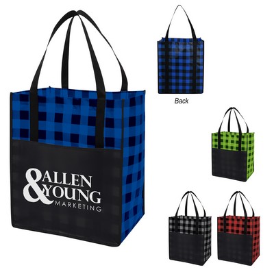 Northwoods Laminated Non-woven Tote Bag