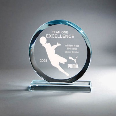 Beveled Crystal Circle (Medium)