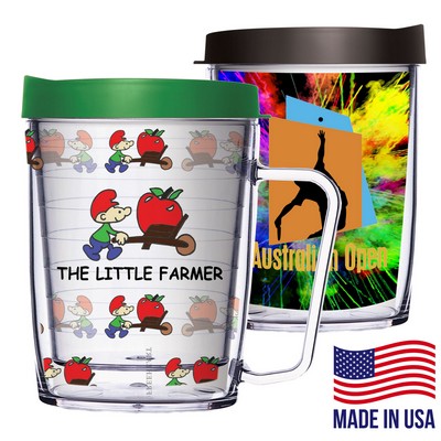 18 oz. Full Color Crystal Styrene Double Wall Travel Mugs