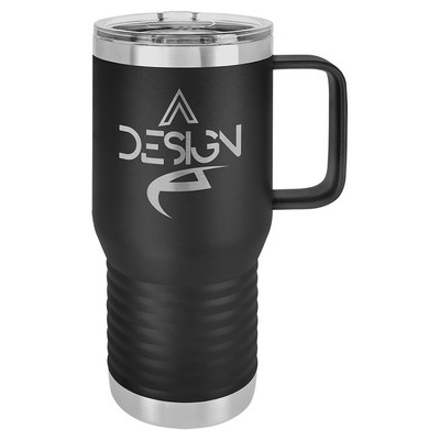 20Oz Black Polar Camel Travel Mug