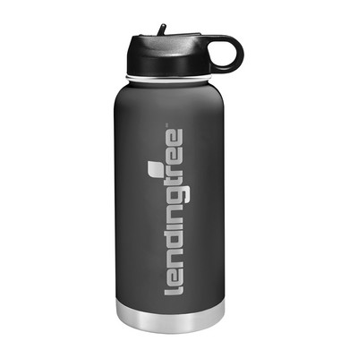 32 Oz. Black Tahoe Drinkware Beverage Bottle