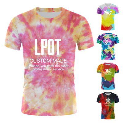 Sublimation Full Color Short Sleeve Tee Shirt