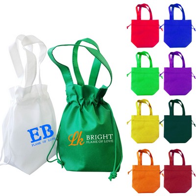 Hand-held Non Woven Drawstring Bag