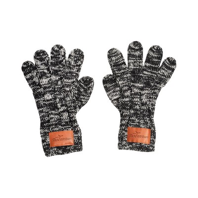 Heathered Knit Gloves.