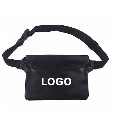 Transparent 3-Zipper PVC Fanny Pack