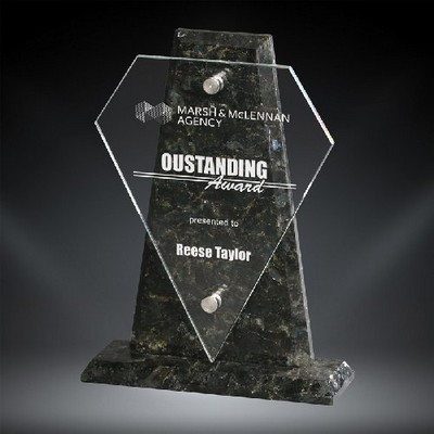 Alliance Glass Award, 8"H