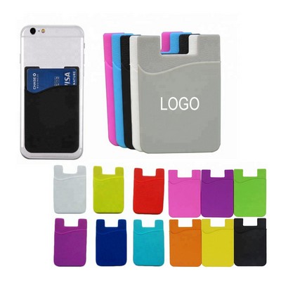 Silicone Phone Card Holder