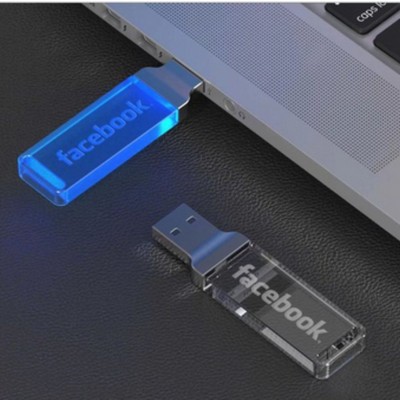Light up Clear Acrylic USB Flash Drive