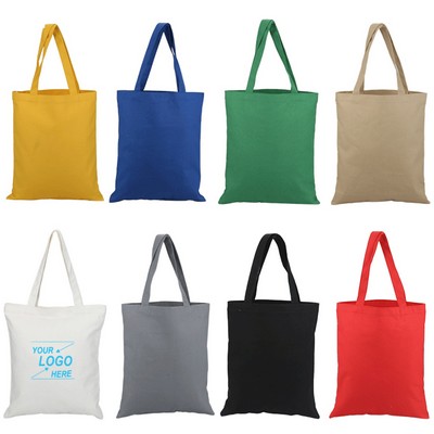 Colorful Cotton Tote Bag with Long Handles