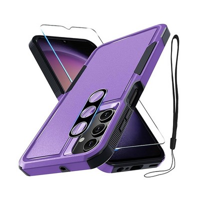 iBank ® Shockproof Case compatible with Galaxy A14/A15/A16/S25/S24/S23 + Screen Protector