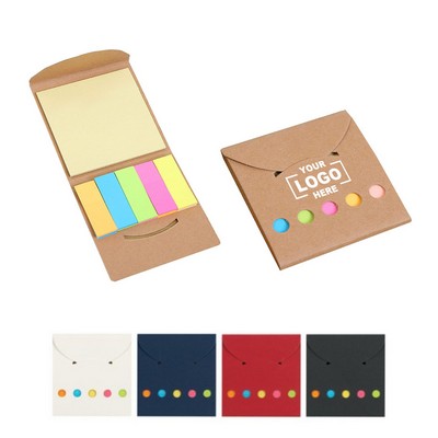 120 Piece Sticky Notes & Flags Booklet