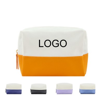 Canvas Makeup Bag