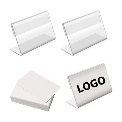 Acrylic Sign Holder L-Shape