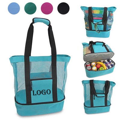 Cooler Insulated Beach Tote Bag