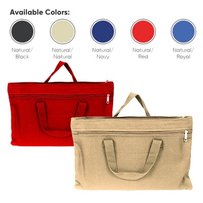 Heavy Canvas Document Bag