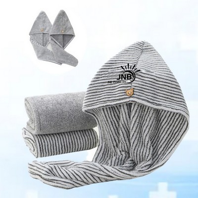 Bamboo Hair Towel Turban