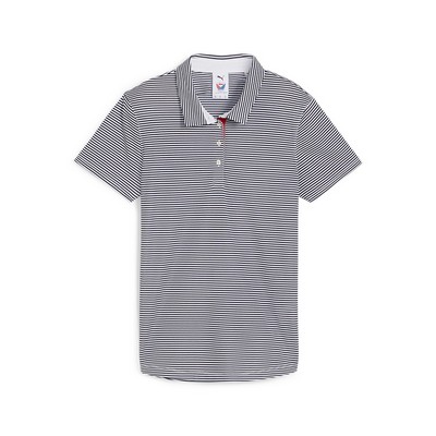 Puma® Golf X Volition Women's Pique Stripe Short Sleeve Polo