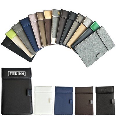 Mini Leather Clipboard