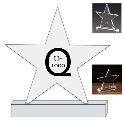 Acrylic Star Award 6 Inches High