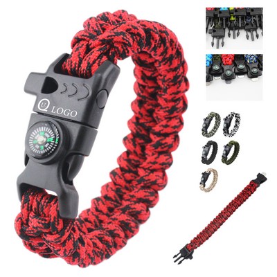 Emergency Survival Paracord Bracelet