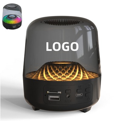 Bluetooth Speaker with 7-Color LED Lights