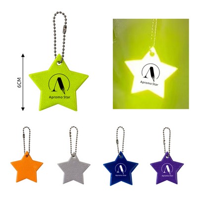 Reflective Star Keychains