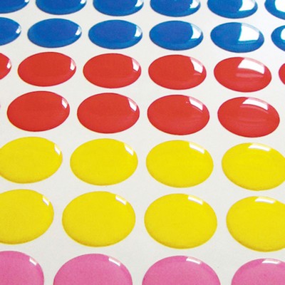 Domed Epoxy Sticker