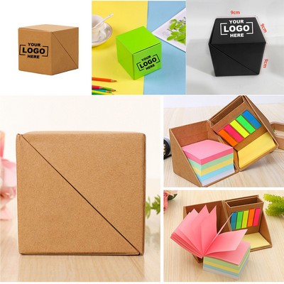 Sticky Note Cube Organizer