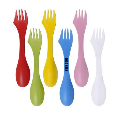 3 In 1 Plastic Spork Spoon