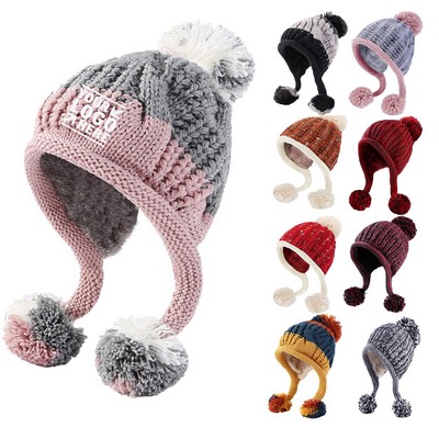 Women Winter Cover Ears Beanie Hat