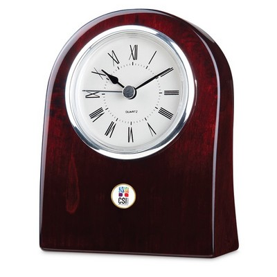 Miranda Desk Clock W/ Color Medallion