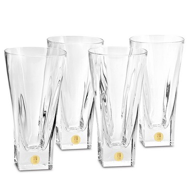 Beverage Ware W/ Gold Medallion