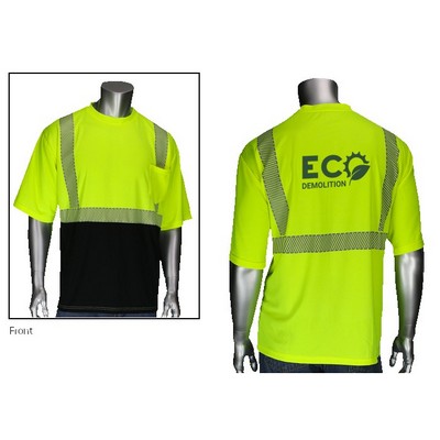 Class 2 Short Sleeve Black Bottom Front T-Shirt