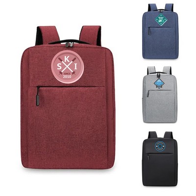 Stock JetSet Waterproof Oxford Backpack - 16.5x11.8x4.7"