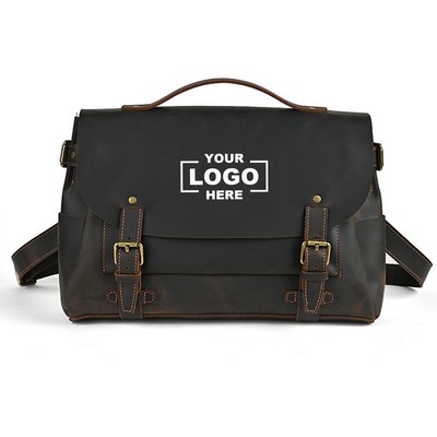 Crazy Horse Leather Messenger Bags