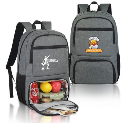 15.6" Laptop Backpack With 8 Can Insulated