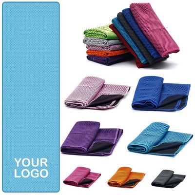 11.8" X 31.5" Quick Dry Full Color Cooling Towel