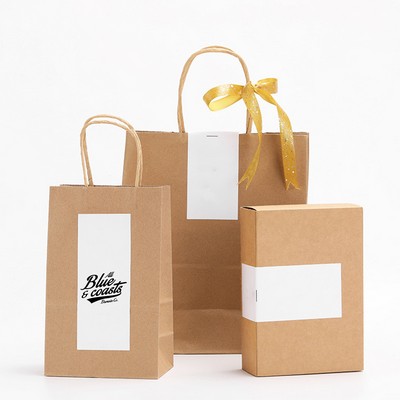 Paper Gift Bag Seal Sticker
