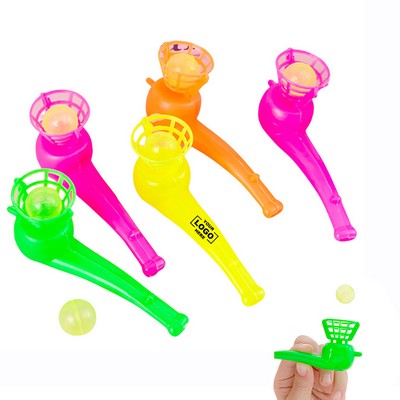 Floating Blow Pipe Balls Toy for Kids.