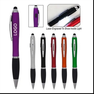 Ballpoint Pen W/ Led Light