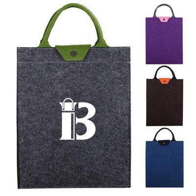 Felt Laptop Tote Bag