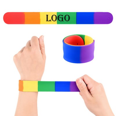 Rainbow Color Slap Bracelet