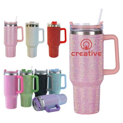 40 oz Bling Rhinestone Tumbler