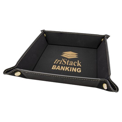 Leatherette Snap Up Tray