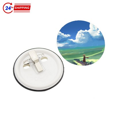 Commercial Circular Plate Brooch