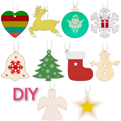 Christmas Ornament Wood Chips