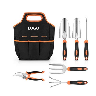6 Pieces Gardening Tool Set W/ Storage Bag