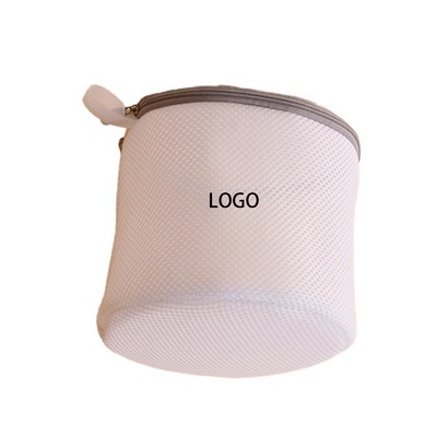 Cylindrical Reusable Mesh Wash Laundry Bag