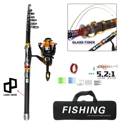 94.49 Inch Carbon Luya Pole Luxury Set