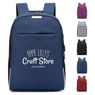 Anti-theft Backpack with Coded Lock